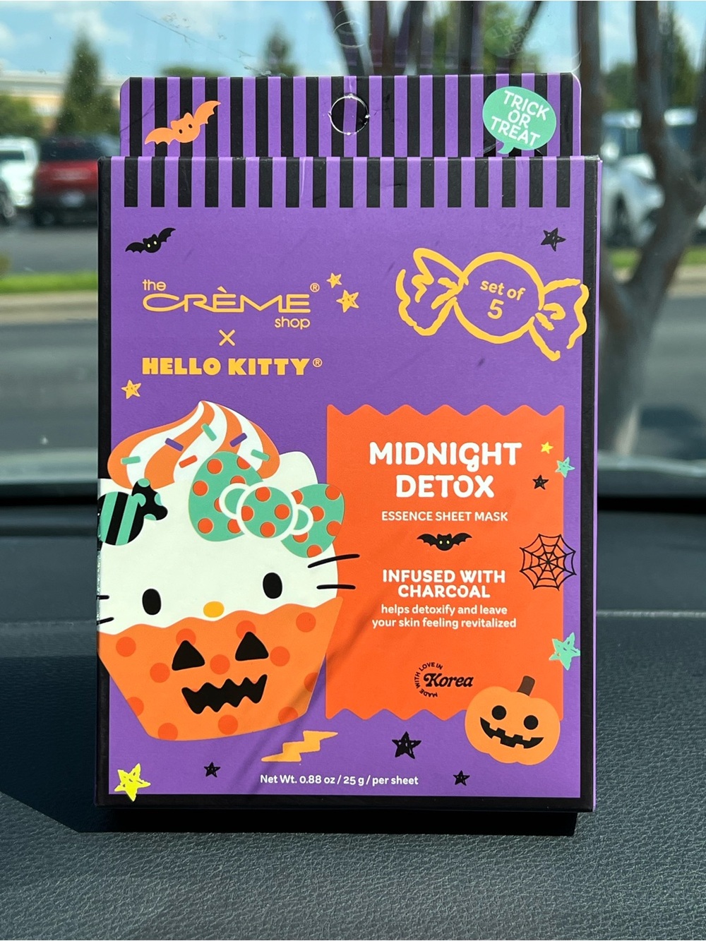 🎸The Creme Shop Hello Kitty Midnight Detox Sheet Mask